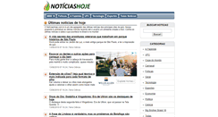 Desktop Screenshot of noticiashoje.com.br