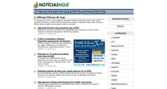 Desktop Screenshot of fofocas.noticiashoje.com.br