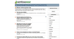 Desktop Screenshot of geral.noticiashoje.com.br