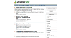 Desktop Screenshot of ciencia.noticiashoje.com.br